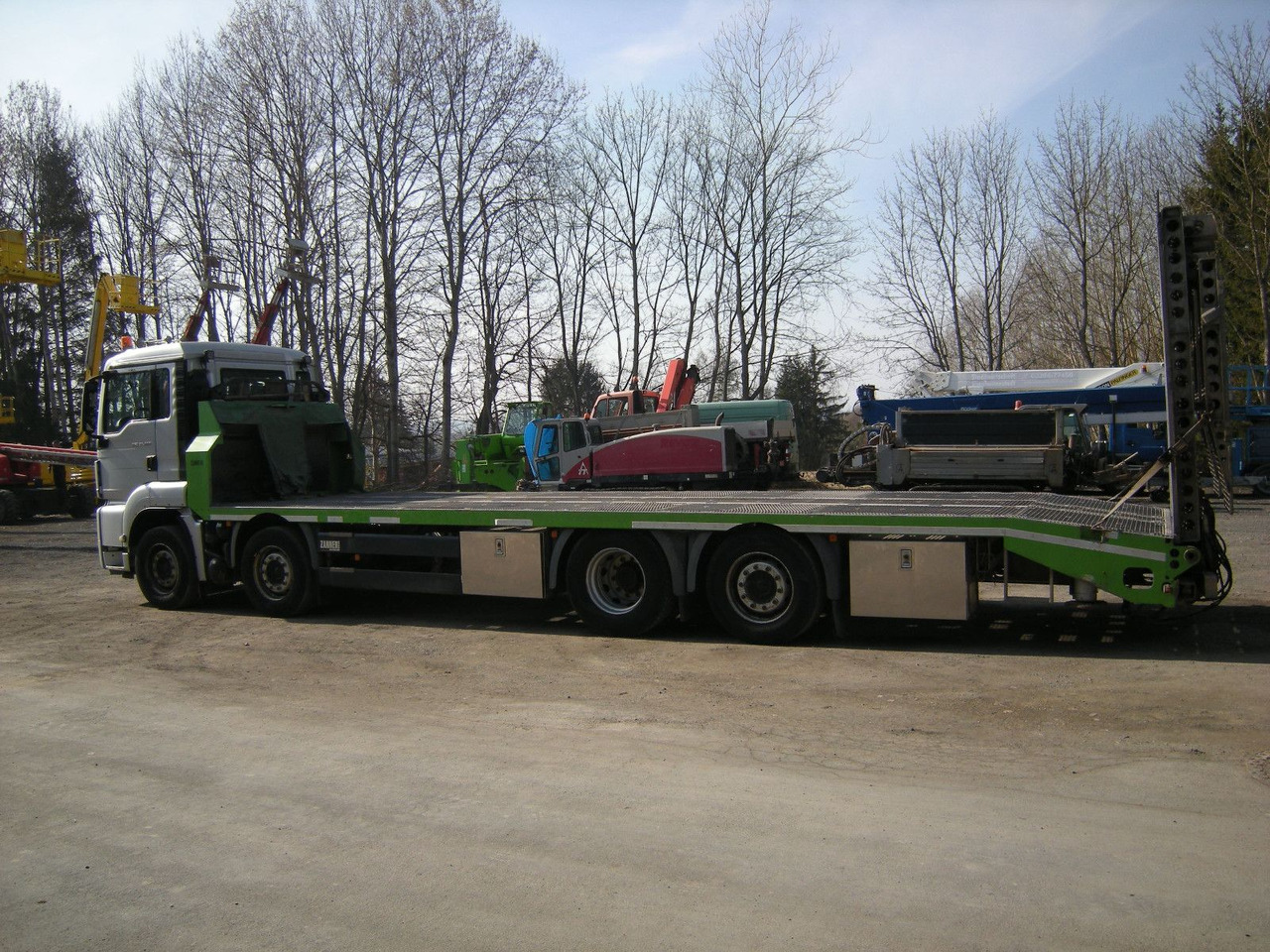 MAN 35.400, Zanner Plateau, Rampen, Winde - 拖吊车:图5 MAN 35.400, Zanner Plateau, Rampen, Winde - 拖吊车:图5