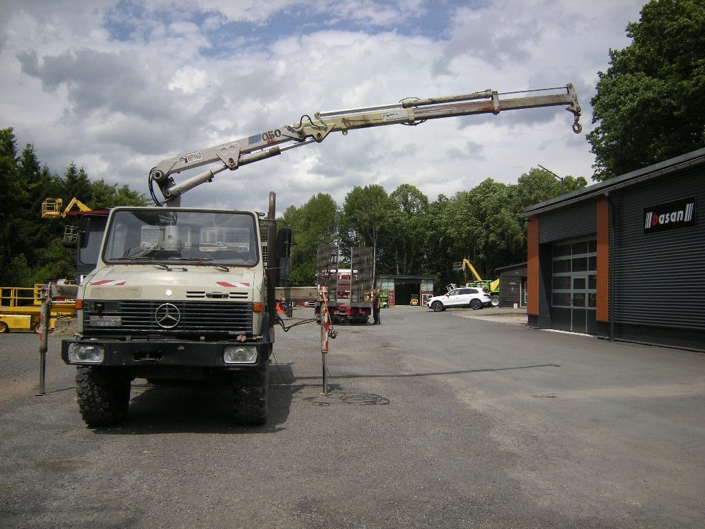 Mercedes-Benz Unimog U1250 mit Kran MKG 105 - 翻斗货车:图1 Mercedes-Benz Unimog U1250 mit Kran MKG 105 - 翻斗货车:图1