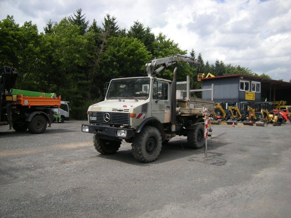 Mercedes-Benz Unimog U1250 mit Kran MKG 105 - 翻斗货车:图3 Mercedes-Benz Unimog U1250 mit Kran MKG 105 - 翻斗货车:图3