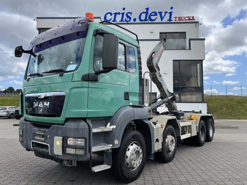 MAN TGS 35.480 8x4 Abrollkipper Hiab Multilift AHK - 吊钩升降车:图1 MAN TGS 35.480 8x4 Abrollkipper Hiab Multilift AHK - 吊钩升降车:图1