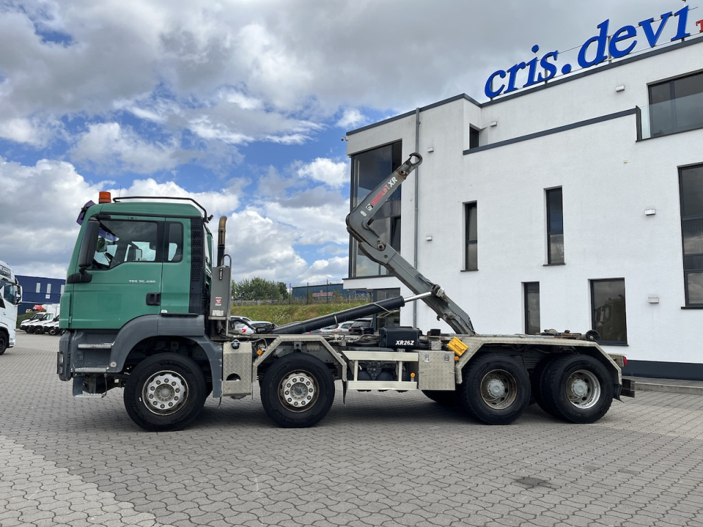MAN TGS 35.480 8x4 Abrollkipper Hiab Multilift AHK - 吊钩升降车:图5 MAN TGS 35.480 8x4 Abrollkipper Hiab Multilift AHK - 吊钩升降车:图5