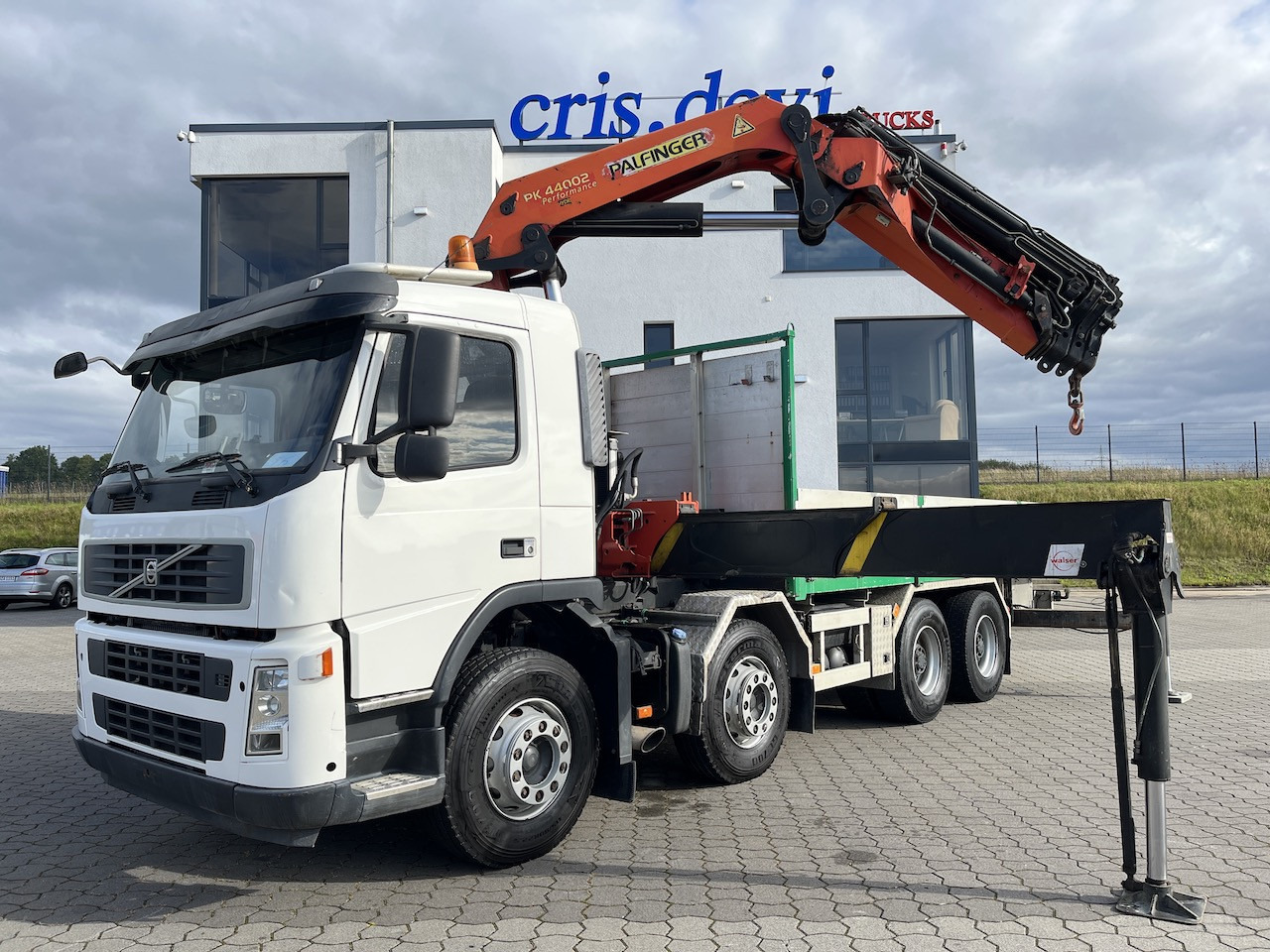 Volvo FM 440 8x4 Palfinger PK 44002 Wechselsystem - 起重车, 栏板式/ 平板卡车:图1 Volvo FM 440 8x4 Palfinger PK 44002 Wechselsystem - 起重车, 栏板式/ 平板卡车:图1