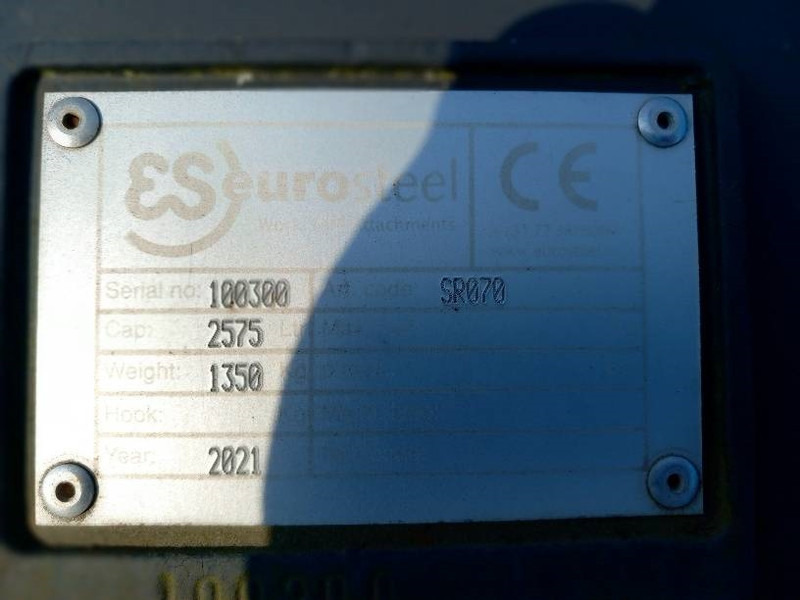 Eurosteel Puinriek - 铲斗 适用于 建筑机械:图4 Eurosteel Puinriek - 铲斗 适用于 建筑机械:图4