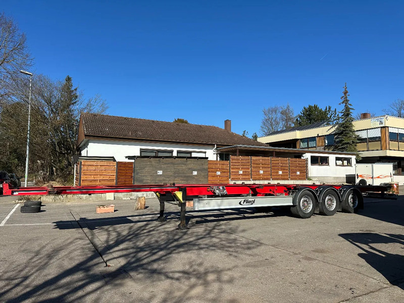 Fliegl Containerchassis für 2 Wechselbrücken 15 m extralang! - 集装箱运输车/ 可拆卸车身的半拖车:图1 Fliegl Containerchassis für 2 Wechselbrücken 15 m extralang! - 集装箱运输车/ 可拆卸车身的半拖车:图1
