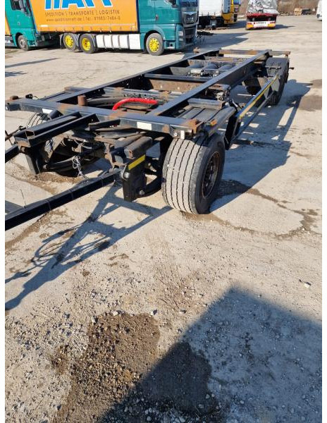 Kögel Lafette JUMBO Drehschemel Lafette 1m Abstellhöhe - 集装箱运输车/ 可拆卸车身的拖车:图1 Kögel Lafette JUMBO Drehschemel Lafette 1m Abstellhöhe - 集装箱运输车/ 可拆卸车身的拖车:图1