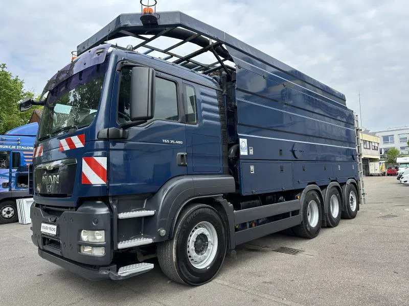 MAN TGS 35.480 8X4 ASSMANN Saug/Spülwagen Kanalreiniger - 卡车:图1 MAN TGS 35.480 8X4 ASSMANN Saug/Spülwagen Kanalreiniger - 卡车:图1