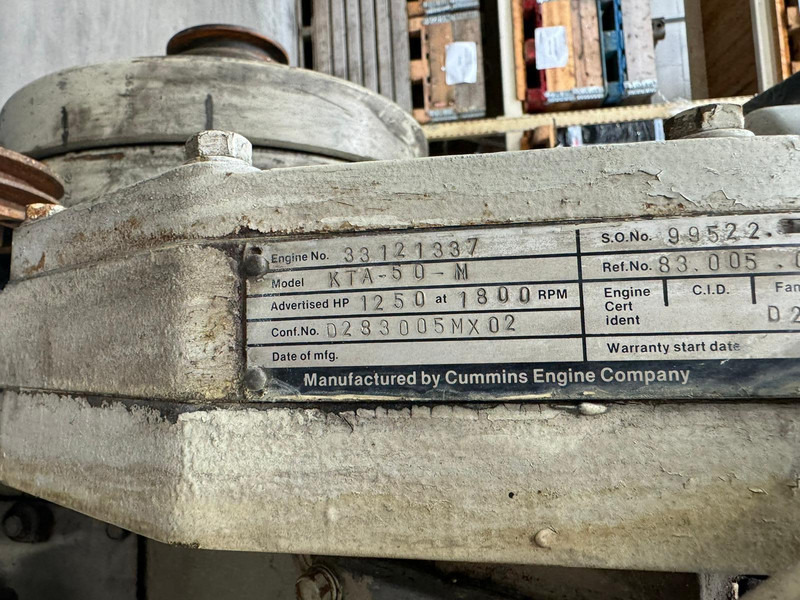 Cummins KTA50-M CPL0977 USED - 建筑机械:图5 Cummins KTA50-M CPL0977 USED - 建筑机械:图5