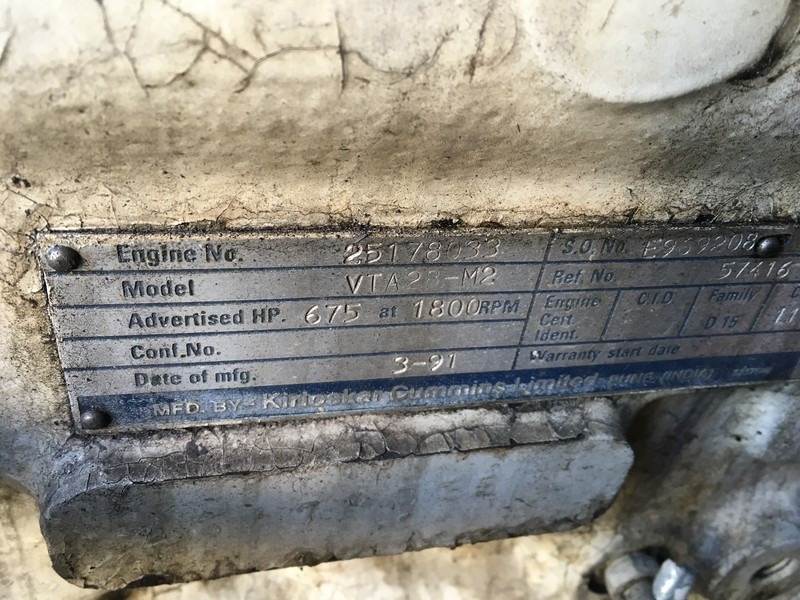 Cummins VTA28-M2 MARINE USED - 建筑机械:图5 Cummins VTA28-M2 MARINE USED - 建筑机械:图5