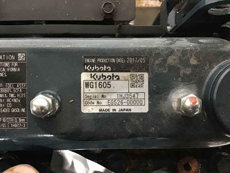 Kubota WG1605 NEW - 建筑机械:图4 Kubota WG1605 NEW - 建筑机械:图4