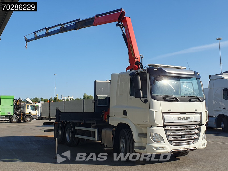 DAF CF 370 CF 6X2 Palfinger PK19.001 SLD D Kran Crane ACC Lift+lenkasche Euro 6 - 栏板式/ 平板卡车, 起重车:图3 DAF CF 370 CF 6X2 Palfinger PK19.001 SLD D Kran Crane ACC Lift+lenkasche Euro 6 - 栏板式/ 平板卡车, 起重车:图3
