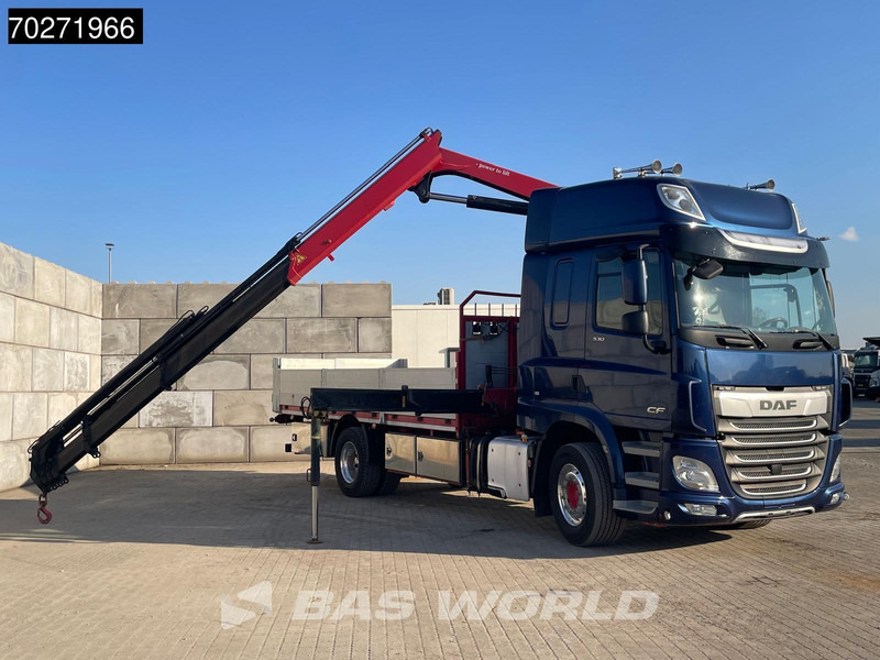 DAF CF 530 4X2 HMF 1820-RC Kran Crane Retarder Space cab Euro 6 - 栏板式/ 平板卡车, 起重车:图5 DAF CF 530 4X2 HMF 1820-RC Kran Crane Retarder Space cab Euro 6 - 栏板式/ 平板卡车, 起重车:图5