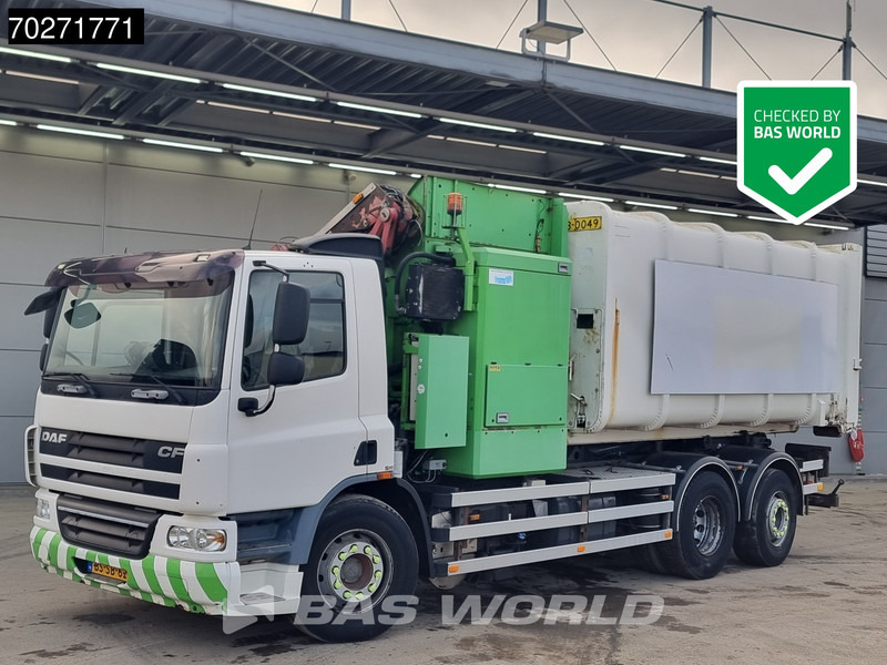 DAF CF75.250 6X2 DayCab Translift side loader Lenkachse Euro 4 - 吊钩升降车:图1 DAF CF75.250 6X2 DayCab Translift side loader Lenkachse Euro 4 - 吊钩升降车:图1
