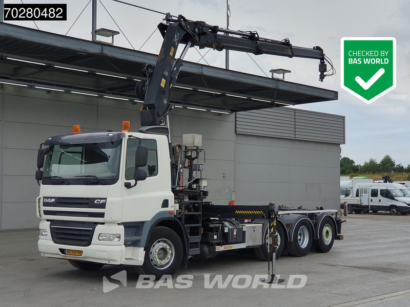 DAF CF85.360 8X2 NL-Truck Hiab 211 E-3 Hipro Kran 21tons Multilift Lift+steering Euro 5 - 吊钩升降车, 起重车:图1 DAF CF85.360 8X2 NL-Truck Hiab 211 E-3 Hipro Kran 21tons Multilift Lift+steering Euro 5 - 吊钩升降车, 起重车:图1