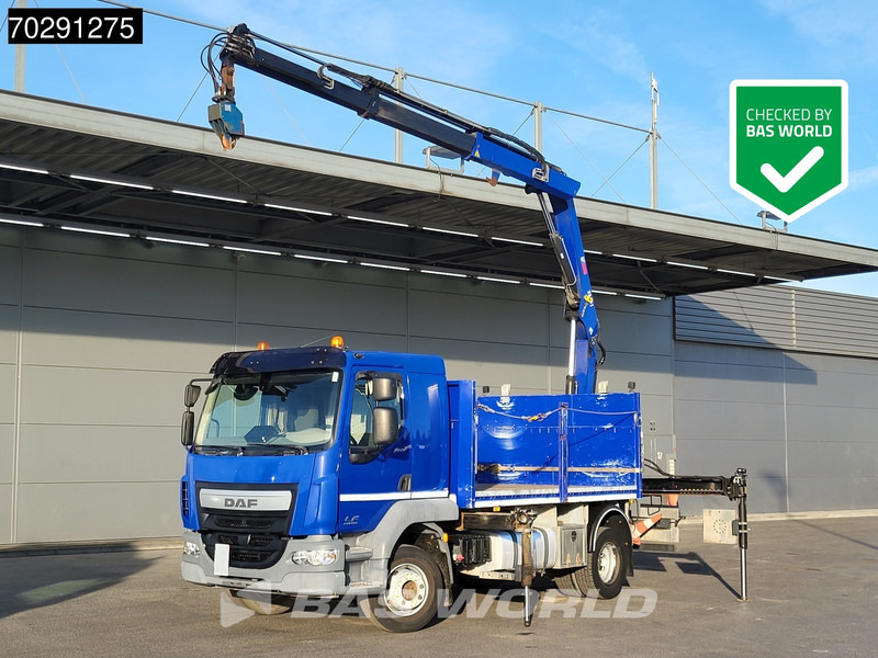 DAF LF 260 LF 4X2 HIAB 111 B-2 HIDUO Crane Automatic ACC Euro 6 - 栏板式/ 平板卡车, 起重车:图1 DAF LF 260 LF 4X2 HIAB 111 B-2 HIDUO Crane Automatic ACC Euro 6 - 栏板式/ 平板卡车, 起重车:图1
