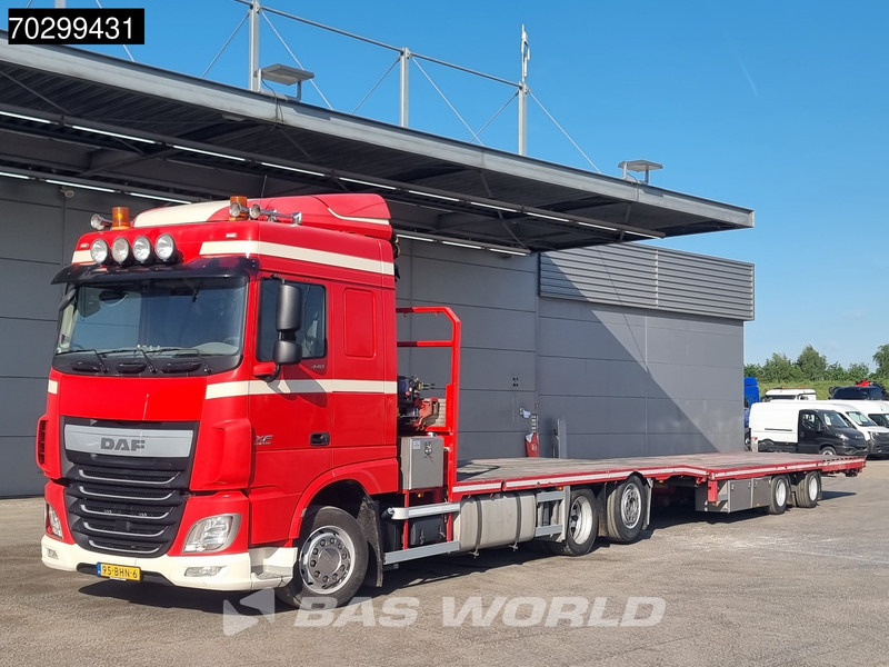 DAF XF 440 6X2 NL-combi Transporter HMF 900-K2 Kran Winch Lift-Lenkachse Euro 6 - 卡车, 起重车:图5 DAF XF 440 6X2 NL-combi Transporter HMF 900-K2 Kran Winch Lift-Lenkachse Euro 6 - 卡车, 起重车:图5
