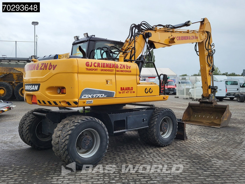 Doosan DX170 W - 轮式挖掘机:图5 Doosan DX170 W - 轮式挖掘机:图5