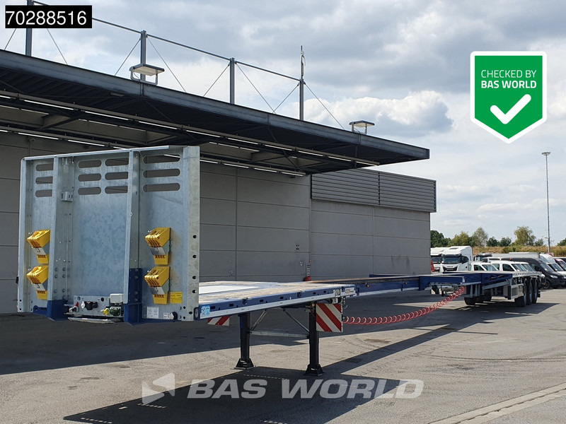 Faymonville MAX210-Z-3AA-13.60-22.5-2.54 3 axles 29M 2x extendable 3x steering axle twistlocks - 栏板式/ 平板半拖车:图1 Faymonville MAX210-Z-3AA-13.60-22.5-2.54 3 axles 29M 2x extendable 3x steering axle twistlocks - 栏板式/ 平板半拖车:图1