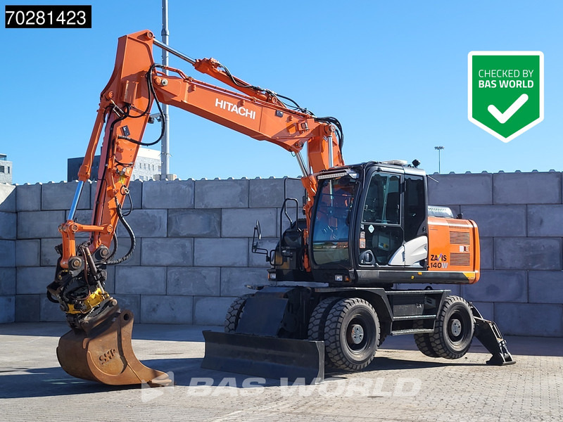 Hitachi ZX140W -5 OUTRIGGERS + BLADE - 轮式挖掘机:图1 Hitachi ZX140W -5 OUTRIGGERS + BLADE - 轮式挖掘机:图1