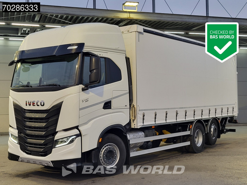 Iveco S-Way 490 6X2 NEW! 2000kg Ladebordwand Retarder Automatic Navi ACC Standklima - 侧帘卡车:图1 Iveco S-Way 490 6X2 NEW! 2000kg Ladebordwand Retarder Automatic Navi ACC Standklima - 侧帘卡车:图1
