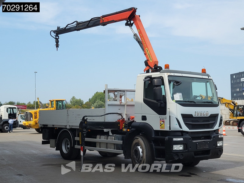 Iveco Stralis 310 4X2 Palfinger PK12002 EH Kran Crane Rotator Automatic Full Steel Euro 6 - 栏板式/ 平板卡车, 起重车:图3 Iveco Stralis 310 4X2 Palfinger PK12002 EH Kran Crane Rotator Automatic Full Steel Euro 6 - 栏板式/ 平板卡车, 起重车:图3