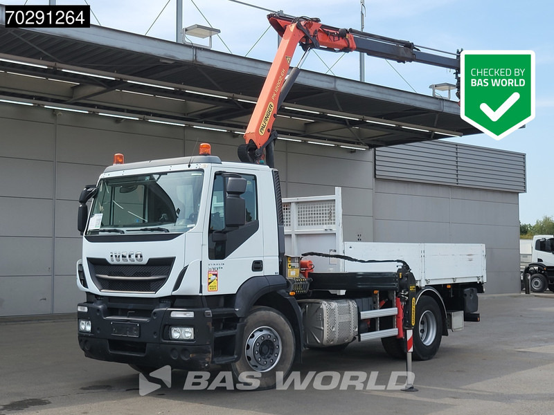 Iveco Stralis 310 4X2 Palfinger PK12002 EH Kran Crane Rotator Automatic Full Steel Euro 6 - 栏板式/ 平板卡车, 起重车:图1 Iveco Stralis 310 4X2 Palfinger PK12002 EH Kran Crane Rotator Automatic Full Steel Euro 6 - 栏板式/ 平板卡车, 起重车:图1