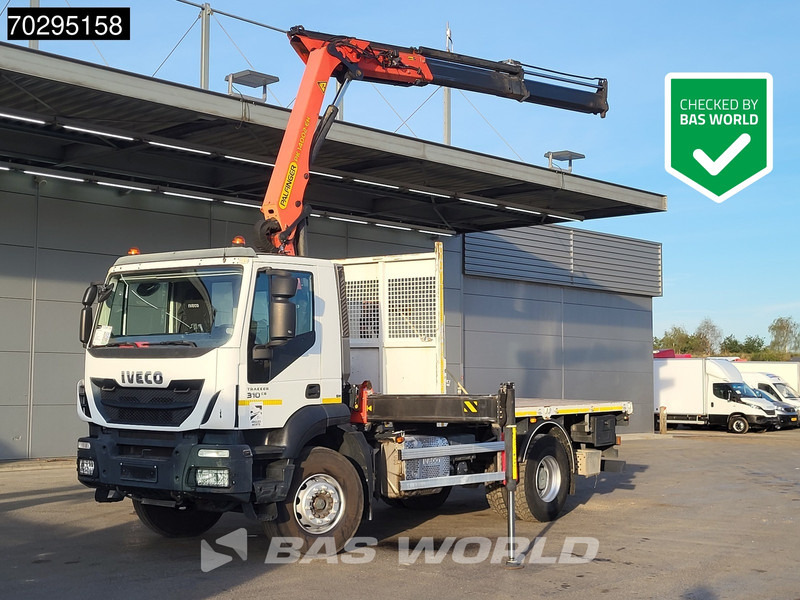 Iveco Stralis 310 4X2 Palfinger PK14002 EH Kran Crane Remote control Big-Axle Euro 6 - 栏板式/ 平板卡车, 起重车:图1 Iveco Stralis 310 4X2 Palfinger PK14002 EH Kran Crane Remote control Big-Axle Euro 6 - 栏板式/ 平板卡车, 起重车:图1