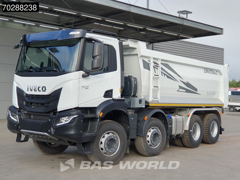 Iveco T-Way 450 8X4 New! 20m3 Cantoni Tipper Steelsuspension Big-Axle Euro 6 - 翻斗车:图5 Iveco T-Way 450 8X4 New! 20m3 Cantoni Tipper Steelsuspension Big-Axle Euro 6 - 翻斗车:图5