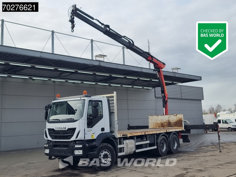 Iveco Trakker 360 6X4 Palfinger PK17.001 SLD Remote Steelsuspension Big-Axle - 栏板式/ 平板卡车, 起重车:图1 Iveco Trakker 360 6X4 Palfinger PK17.001 SLD Remote Steelsuspension Big-Axle - 栏板式/ 平板卡车, 起重车:图1