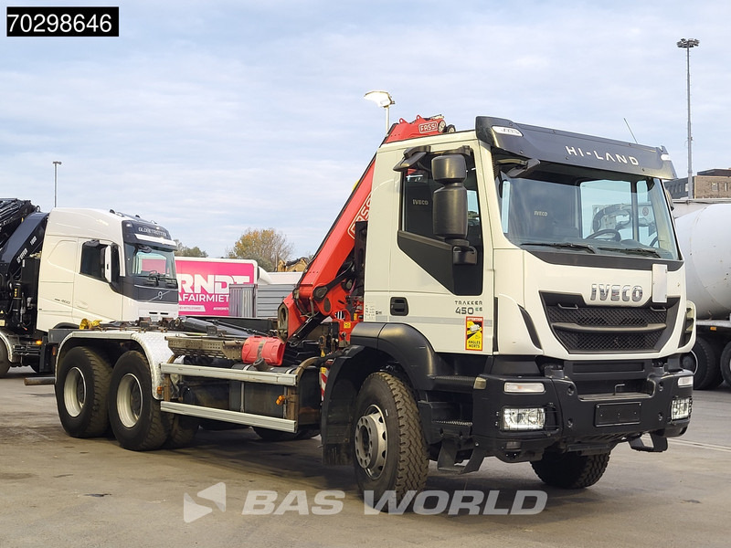 吊钩升降车, 起重车 Iveco Trakker 450 6X4 Fassi F120B.2.22 Crane Marrel AL16S50 Retarder Big-axle Euro 6：图8