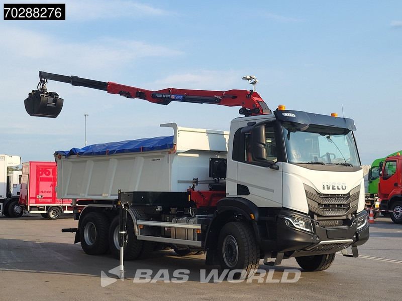 Iveco X-Way 480 6X4 NEW! HMF 2243Z-RCS Z-Crane kran 12m3 KH-Kipper Retarder Big-Axle - 翻斗车, 起重车:图3 Iveco X-Way 480 6X4 NEW! HMF 2243Z-RCS Z-Crane kran 12m3 KH-Kipper Retarder Big-Axle - 翻斗车, 起重车:图3