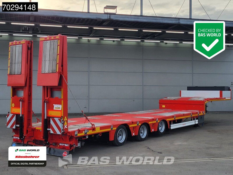 Kässbohrer LB3E 3 axles Steering+Lift Axle Extendable Ramps - 低装载半拖车:图1 Kässbohrer LB3E 3 axles Steering+Lift Axle Extendable Ramps - 低装载半拖车:图1