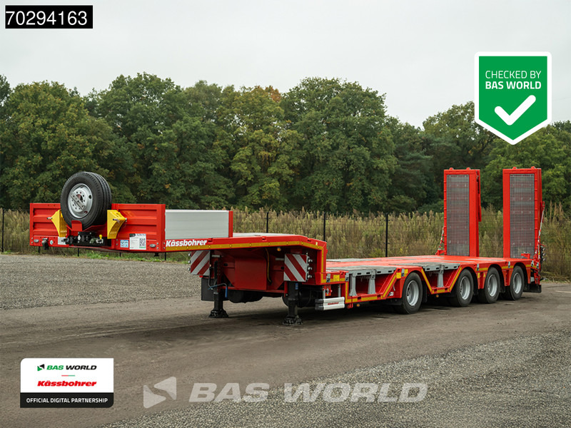 Kässbohrer LB4E 4 axles Hydr. Ramps 620cm-Extendable Lift+ 2x Steering Axle - 低装载半拖车:图1 Kässbohrer LB4E 4 axles Hydr. Ramps 620cm-Extendable Lift+ 2x Steering Axle - 低装载半拖车:图1