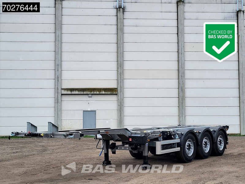 Lecitrailer SR3EC 3 axles UNUSED Liftachse Multi'45 - 集装箱运输车/ 可拆卸车身的半拖车:图1 Lecitrailer SR3EC 3 axles UNUSED Liftachse Multi'45 - 集装箱运输车/ 可拆卸车身的半拖车:图1