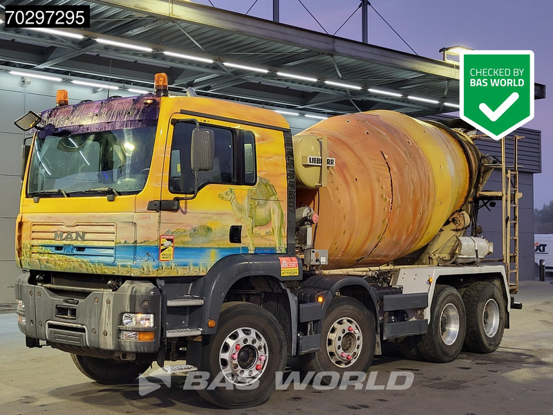 MAN 35.363 8X4 9m3 Liebherr mixer Big-Axle Steelsuspension Automatic Euro 3 - 混凝土搅拌车:图1 MAN 35.363 8X4 9m3 Liebherr mixer Big-Axle Steelsuspension Automatic Euro 3 - 混凝土搅拌车:图1