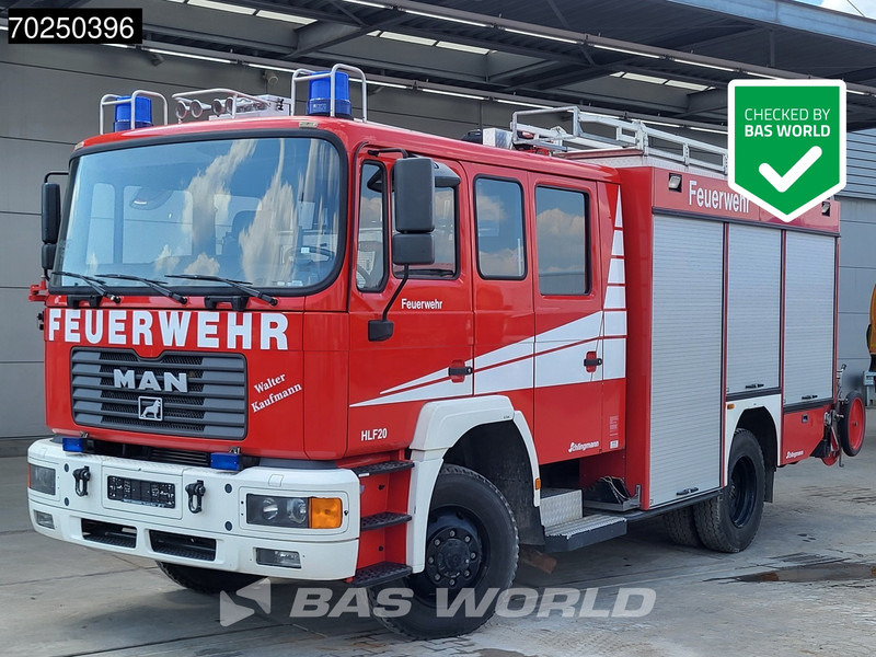MAN TGA 14.284 4X4 4x4 Manual Schlingmann LF16/12 pump Feuerwehr Steelsuspension Euro 2 - 消防车:图1 MAN TGA 14.284 4X4 4x4 Manual Schlingmann LF16/12 pump Feuerwehr Steelsuspension Euro 2 - 消防车:图1