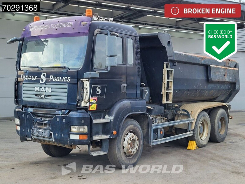 MAN TGA 33.360 6X4 BROKEN ENGINE 13m3 Meiller tipper Steel suspension Manual Euro 4 - 翻斗车:图1 MAN TGA 33.360 6X4 BROKEN ENGINE 13m3 Meiller tipper Steel suspension Manual Euro 4 - 翻斗车:图1