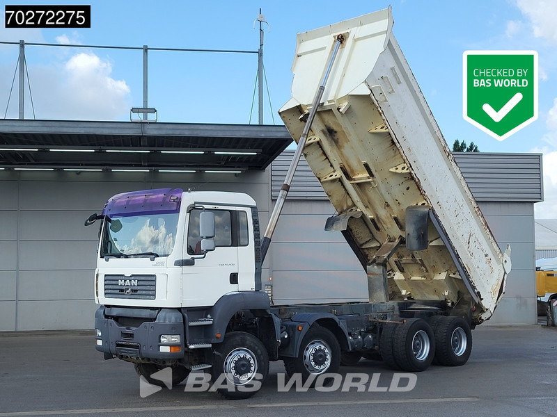 翻斗车 MAN TGA 41.430 8X6 23m3 Manual Big-Axle Steel suspension Euro 3：图1