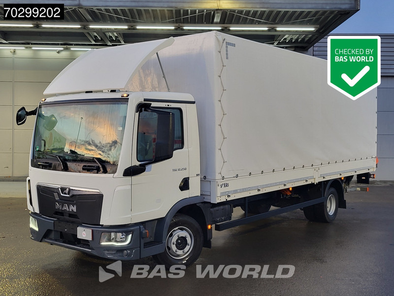 MAN TGL 12.250 4X2 Low Mileage! 12 Tons Automatic 1500kg Ladebordwand Euro 6 - 侧帘卡车:图1 MAN TGL 12.250 4X2 Low Mileage! 12 Tons Automatic 1500kg Ladebordwand Euro 6 - 侧帘卡车:图1