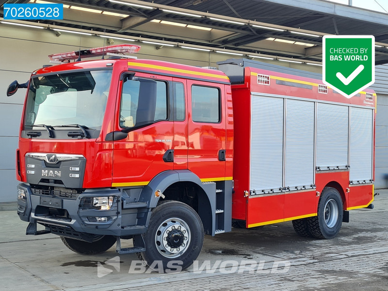 MAN TGM 18.320 4X4 NEW! Feuerwehr Fire Truck Volkan pump Navi Euro 6 - 消防车:图1 MAN TGM 18.320 4X4 NEW! Feuerwehr Fire Truck Volkan pump Navi Euro 6 - 消防车:图1
