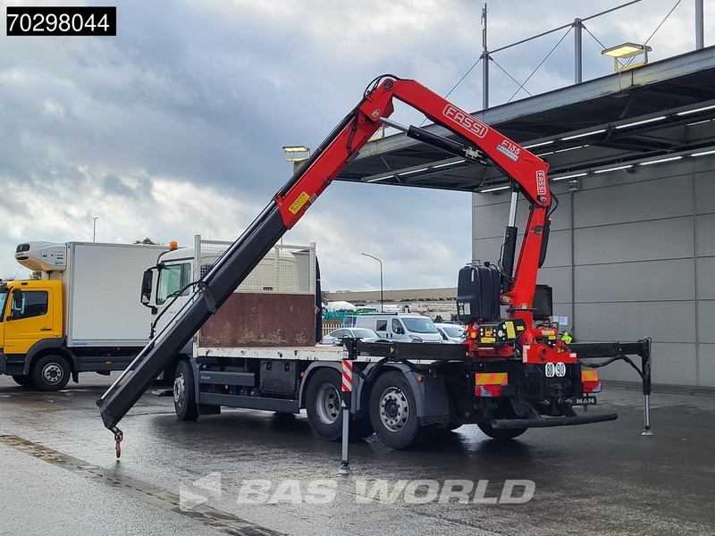 栏板式/ 平板卡车, 起重车 MAN TGS 26.360 6X2 Fassi F135A.0.22 Lift-Axle Euro 6：图6
