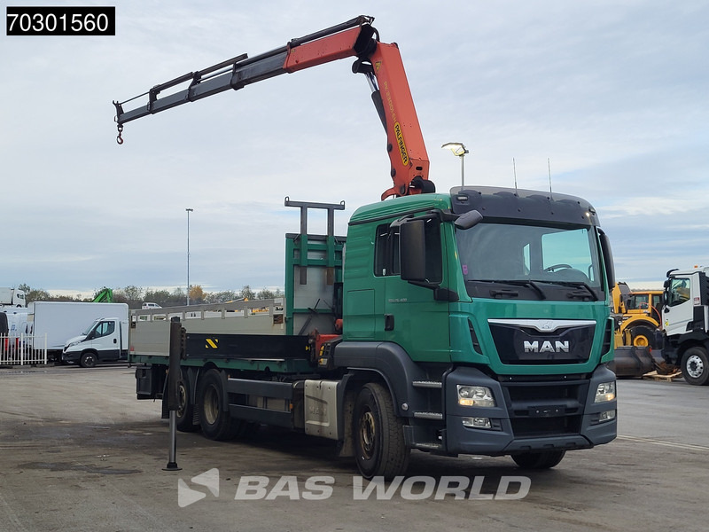 MAN TGS 26.400 6X2 Palfinger PK23001 EH Crane Kran Remote Retarder Euro 6 - 栏板式/ 平板卡车, 起重车:图3 MAN TGS 26.400 6X2 Palfinger PK23001 EH Crane Kran Remote Retarder Euro 6 - 栏板式/ 平板卡车, 起重车:图3