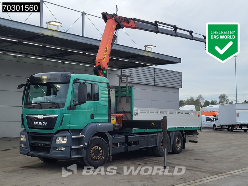 MAN TGS 26.400 6X2 Palfinger PK23001 EH Crane Kran Remote Retarder Euro 6 - 栏板式/ 平板卡车, 起重车:图1 MAN TGS 26.400 6X2 Palfinger PK23001 EH Crane Kran Remote Retarder Euro 6 - 栏板式/ 平板卡车, 起重车:图1