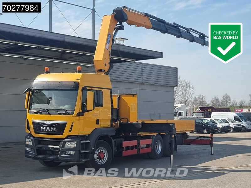 MAN TGS 26.480 6X4 HMF 5020 K6 Crane Kran 6x2H4 Hydrodrive Euro 6 - 栏板式/ 平板卡车, 起重车:图1 MAN TGS 26.480 6X4 HMF 5020 K6 Crane Kran 6x2H4 Hydrodrive Euro 6 - 栏板式/ 平板卡车, 起重车:图1