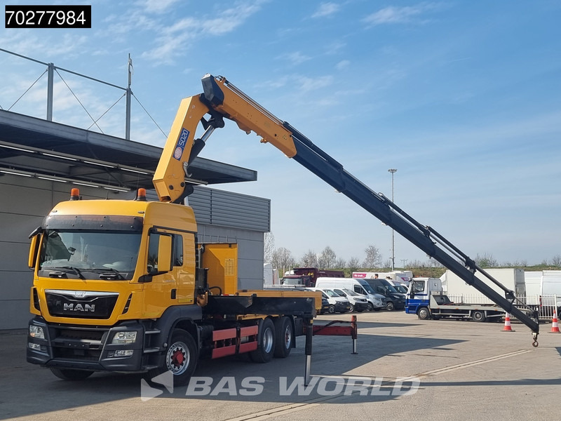MAN TGS 26.480 6X4 HMF 5020 K6 Crane Kran 6x2H4 Hydrodrive Euro 6 - 栏板式/ 平板卡车, 起重车:图3 MAN TGS 26.480 6X4 HMF 5020 K6 Crane Kran 6x2H4 Hydrodrive Euro 6 - 栏板式/ 平板卡车, 起重车:图3