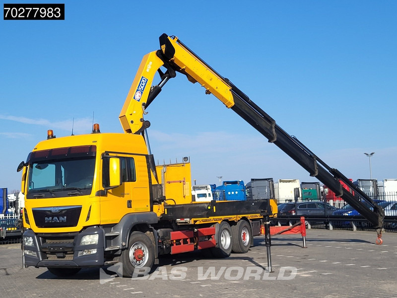 MAN TGS 26.480 6X4 HMF 5020-K6 Crane Kran Hydrodrive Lift+Lenkachse Euro 6 - 栏板式/ 平板卡车, 起重车:图3 MAN TGS 26.480 6X4 HMF 5020-K6 Crane Kran Hydrodrive Lift+Lenkachse Euro 6 - 栏板式/ 平板卡车, 起重车:图3