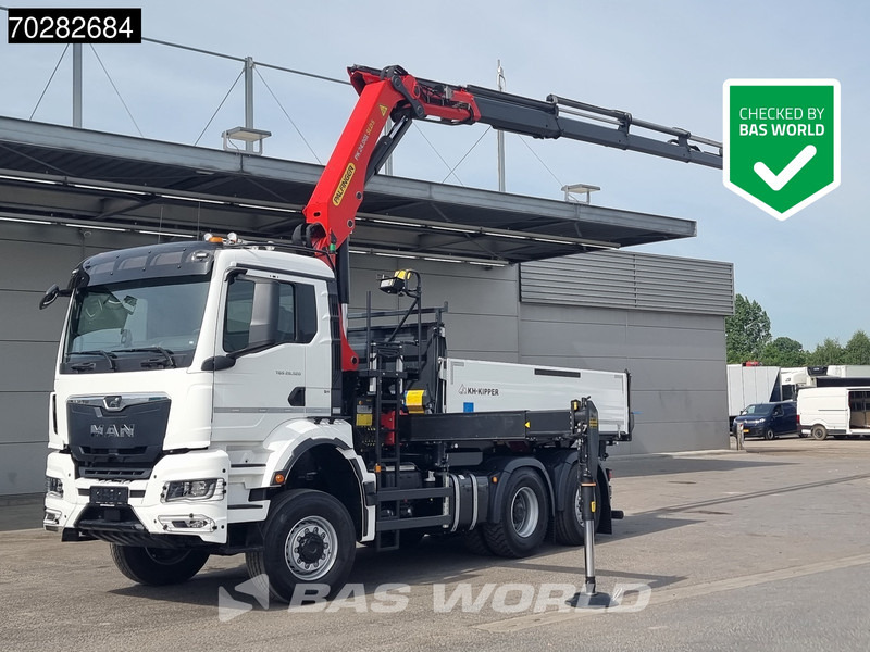 MAN TGS 28.520 6X4 Palfinger PK24001 SLD 5 Kran 2-way tipper Retarder Big-Axle Liftachse Euro 6 - 翻斗车, 起重车:图1 MAN TGS 28.520 6X4 Palfinger PK24001 SLD 5 Kran 2-way tipper Retarder Big-Axle Liftachse Euro 6 - 翻斗车, 起重车:图1