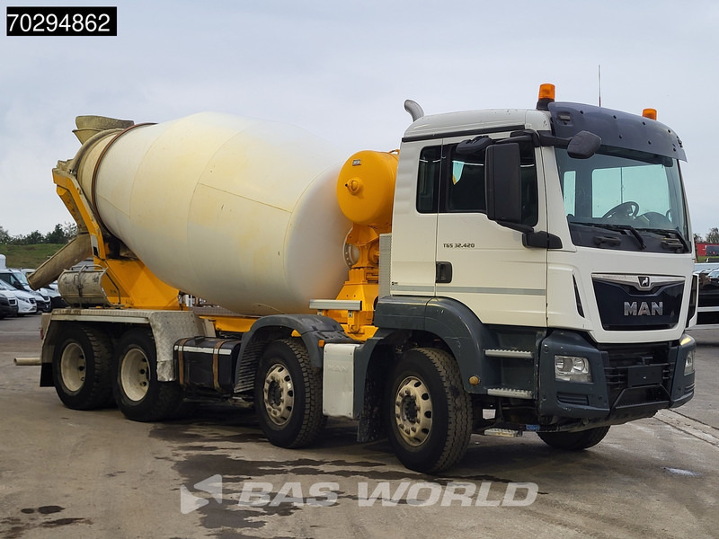 MAN TGS 32.420 8X4 9m3 Stetter Mixer Steel Suspension Automatic Euro 6 - 混凝土搅拌车:图3 MAN TGS 32.420 8X4 9m3 Stetter Mixer Steel Suspension Automatic Euro 6 - 混凝土搅拌车:图3