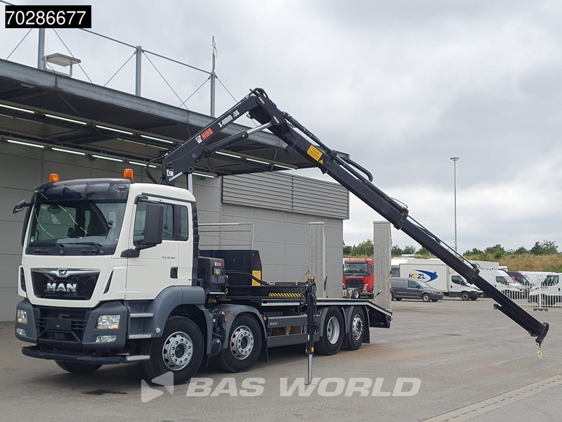 MAN TGS 35.360 8X2 HIAB X-Hiduo 158 BS-3 Crane Lift+lenkasche Machine transporter Euro 6 - 自动转运卡车, 起重车:图5 MAN TGS 35.360 8X2 HIAB X-Hiduo 158 BS-3 Crane Lift+lenkasche Machine transporter Euro 6 - 自动转运卡车, 起重车:图5
