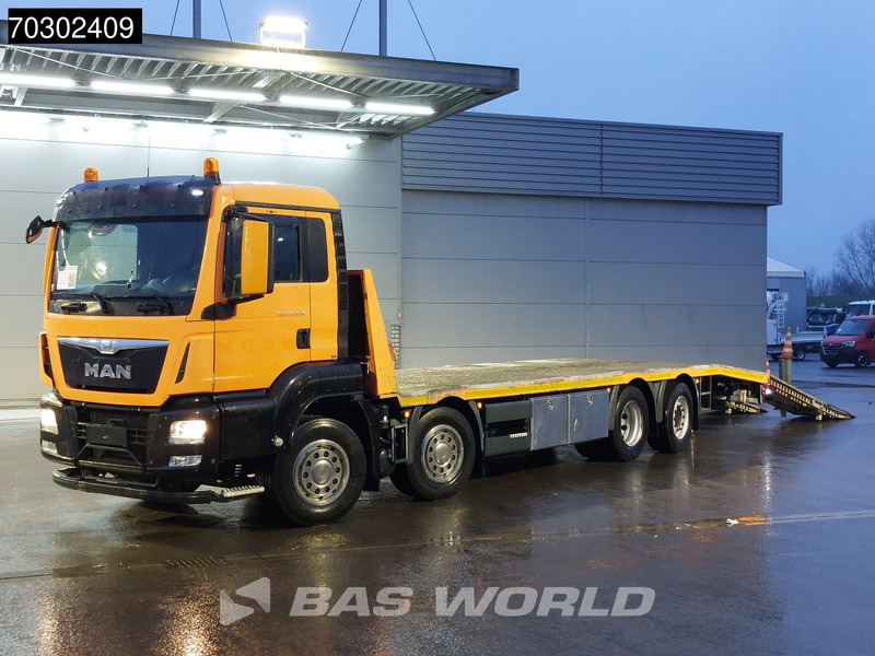 MAN TGS 35.400 8X2 Machine transporter Hydraulic Ramps Winch Lift+Steering Axle Euro 6 - 自动转运卡车:图2 MAN TGS 35.400 8X2 Machine transporter Hydraulic Ramps Winch Lift+Steering Axle Euro 6 - 自动转运卡车:图2