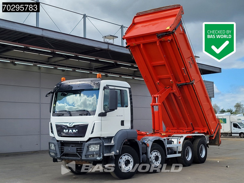 MAN TGS 35.400 8X4 13m3 CIF Bennes 2-side tipper Steel suspension Automatic Euro 6 - 翻斗车:图1 MAN TGS 35.400 8X4 13m3 CIF Bennes 2-side tipper Steel suspension Automatic Euro 6 - 翻斗车:图1
